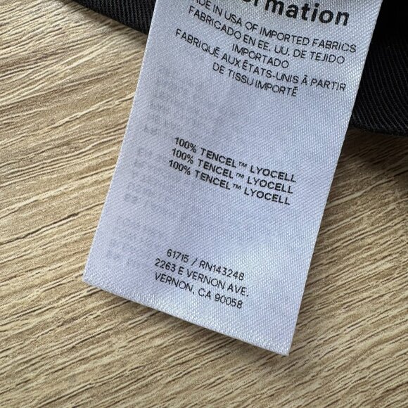 Reformation Imogen Skort Mini Skirt Black 2 - Picture 7 of 13